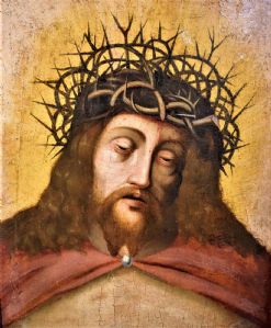 "Ecce Homo" Öl auf Holz, frühes 16. Jahrhundert VERKAUFT
